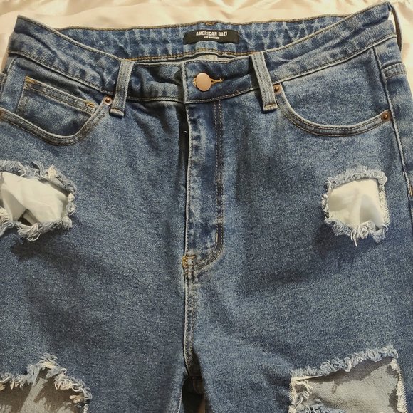 American Bazi High Rise Boyfriend Jeans - Picture 2 of 6